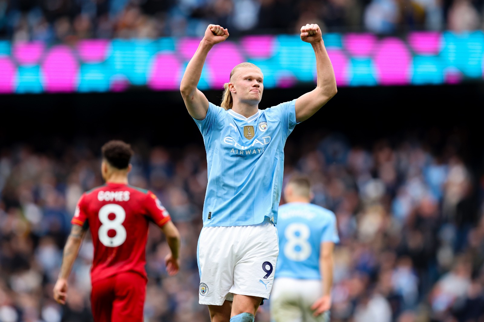 Haaland brilhou no Etihad Stadium. (Foto: Matt McNulty/Getty Images)