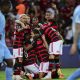 Flamengo goleia o Bolívar pela Libertadores. (Foto: PABLO PORCIUNCULA/AFP via Getty Images).