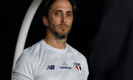 Luis Zubeldía no São Paulo (Foto: Rubens Chiri/São Paulo FC)