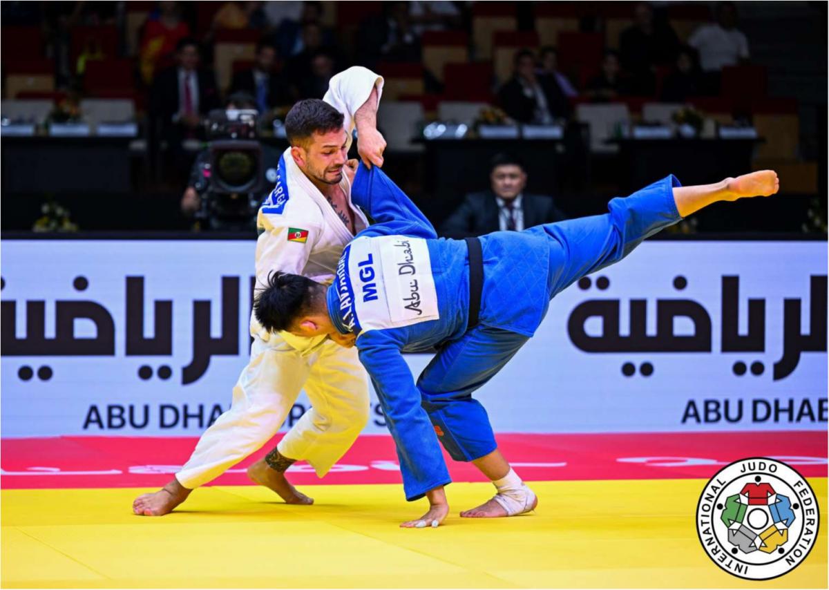 Daniel Cargni é quinto no Campeoanto Mundial de Judô, em Abu Dhabi (Foto: Tamara Kulumbegashvili/IJF)