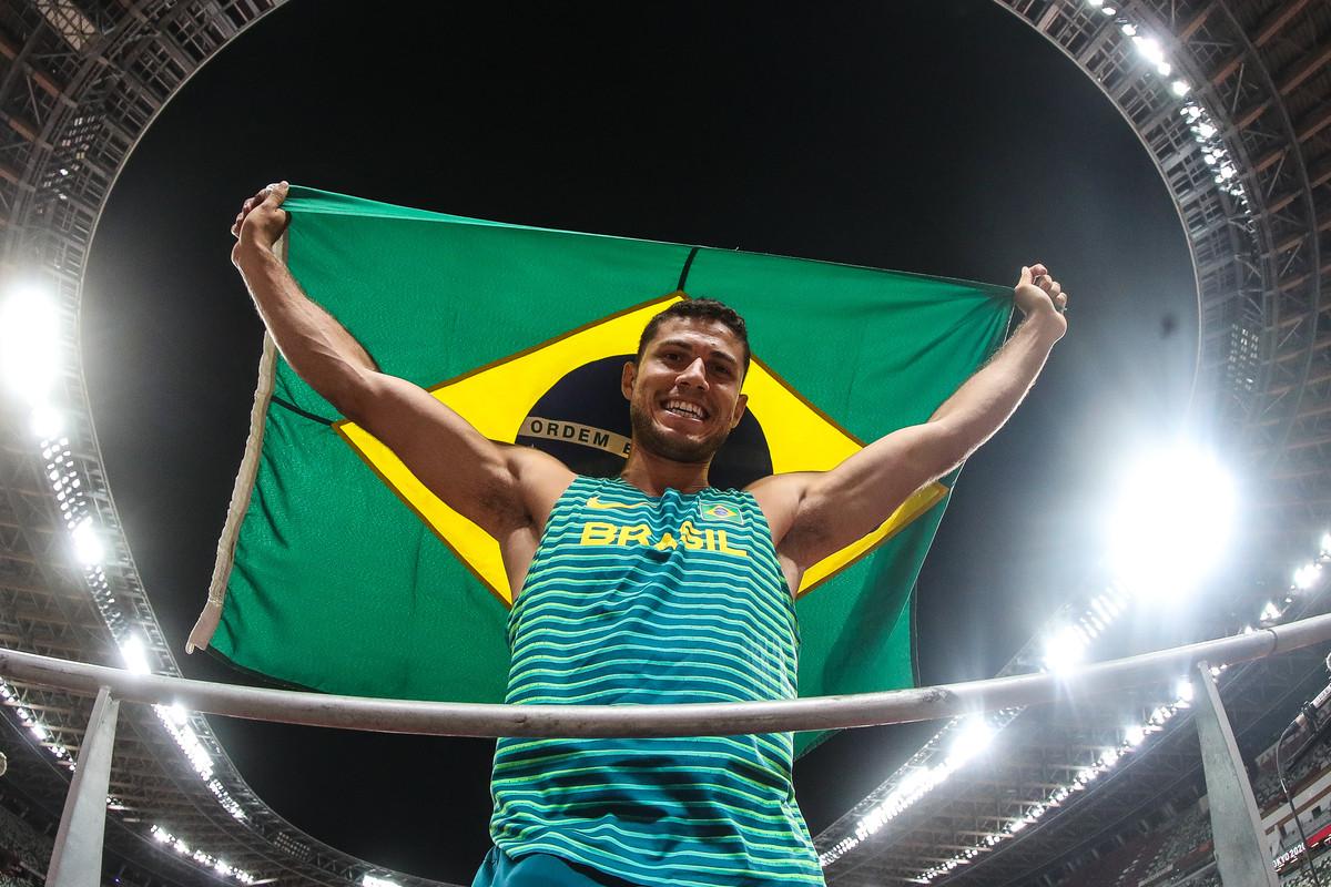 Thiago Braz na Rio-2016 (Foto: Gaspar NóbregaCOB)