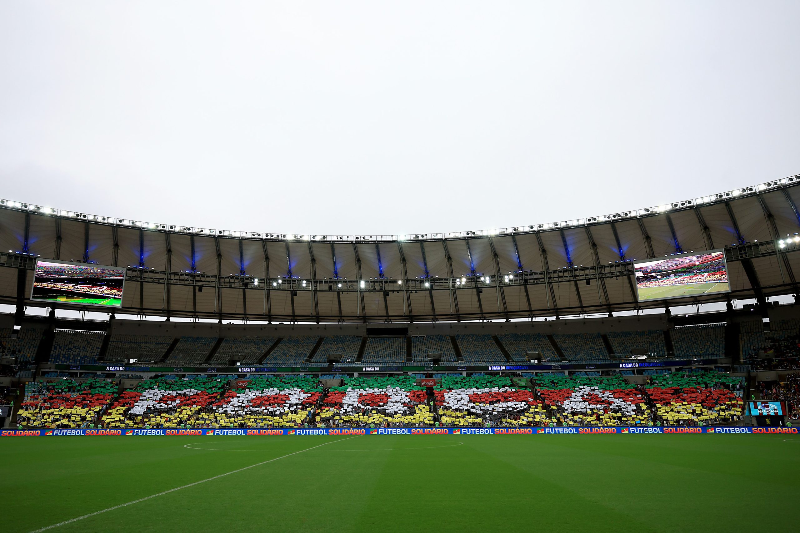 Maracanã recebeu jogo solidário para as vítimas das enchentes (Foto: Buda Mendes/Getty Images)