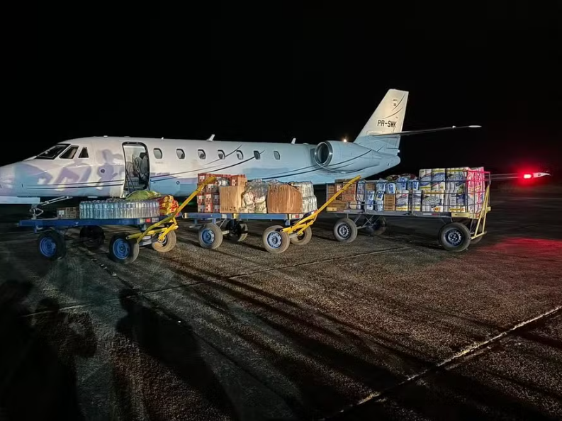 Neymar envia avião com suprimentos para as vítimas no Rio Grande do Sul (Foto: Reprodução/Instagram)