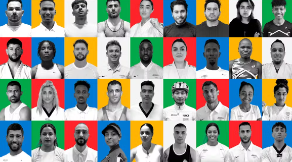 Equipe olímpica de refugiados das Olimpíadas de Paris (Foto: Divulgação)