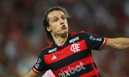 David Luiz foi o decisivo da vez do Flamengo. Foto: Gilvan de Souza/ Flamengo