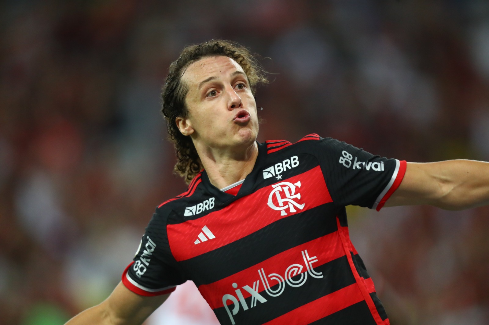 David Luiz foi o decisivo da vez do Flamengo. Foto: Gilvan de Souza/ Flamengo