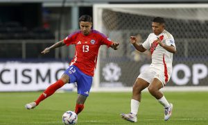 Estreia de Peru e Chile na Copa América (Foto: Carlos Parra/Comunicaciones FFCH)