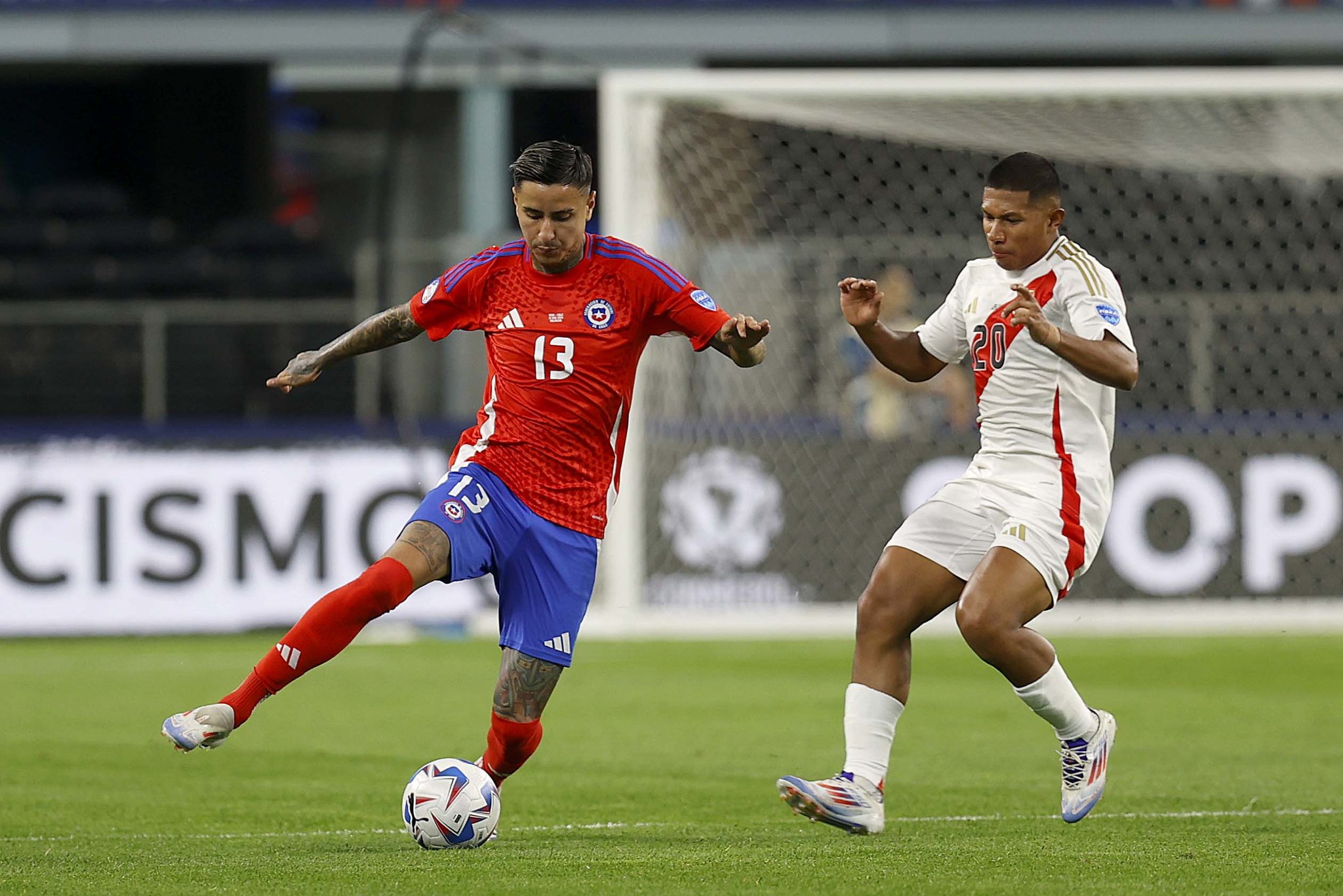 Estreia de Peru e Chile na Copa América (Foto: Carlos Parra/Comunicaciones FFCH)