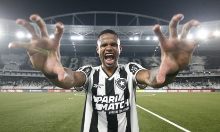 Júnior Santos. (Foto: Vitor Silva/Botafogo)