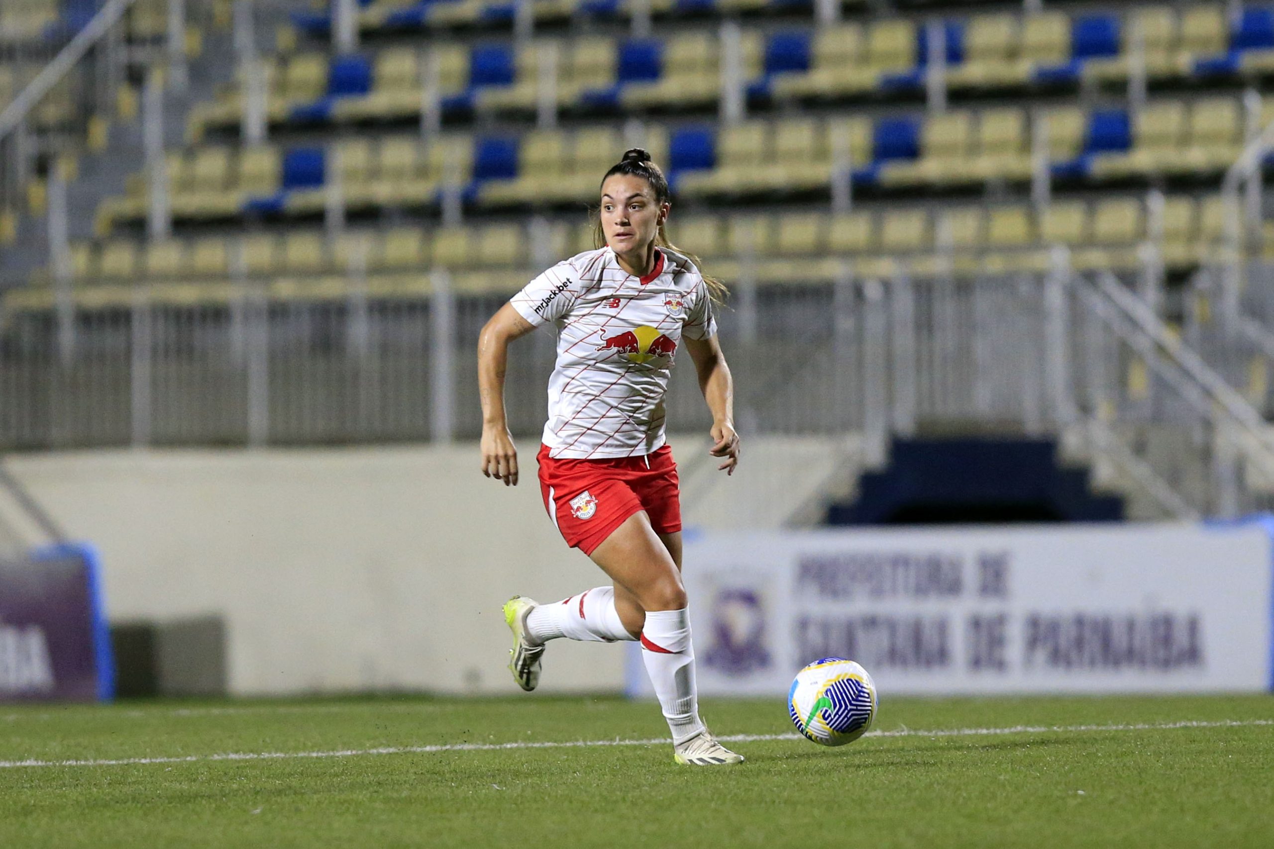 As Bragantinas encaram a Ferroviária na retomada do Paulistão Feminino. (Foto: Fernando Roberto/Red Bull Bragantino)