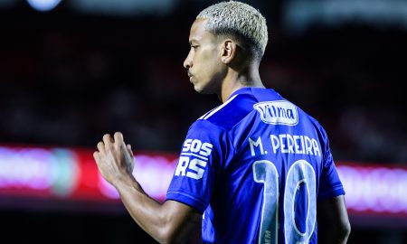 Matheus Pereira em derrota do Cruzeiro. (Foto: Gustavo Aleixo/Cruzeiro)