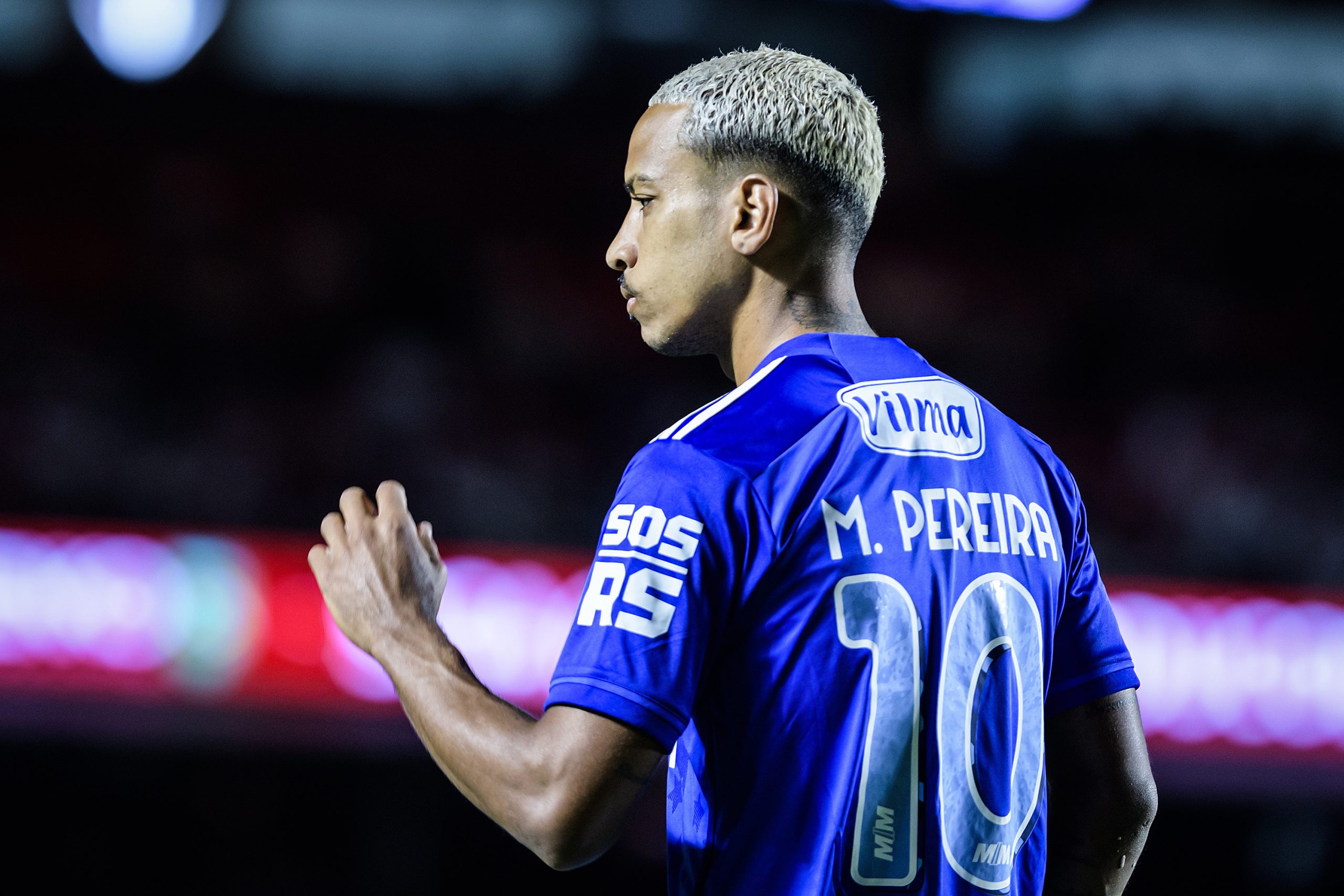 Matheus Pereira em derrota do Cruzeiro. (Foto: Gustavo Aleixo/Cruzeiro)