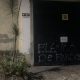 Muros de São Januário são pichados após goleada para o Flamengo Foto: Reprodução