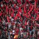 Torcida do Flamengo no confronto entre Flamengo e Bolívar Foto: Paula Reis / CRF