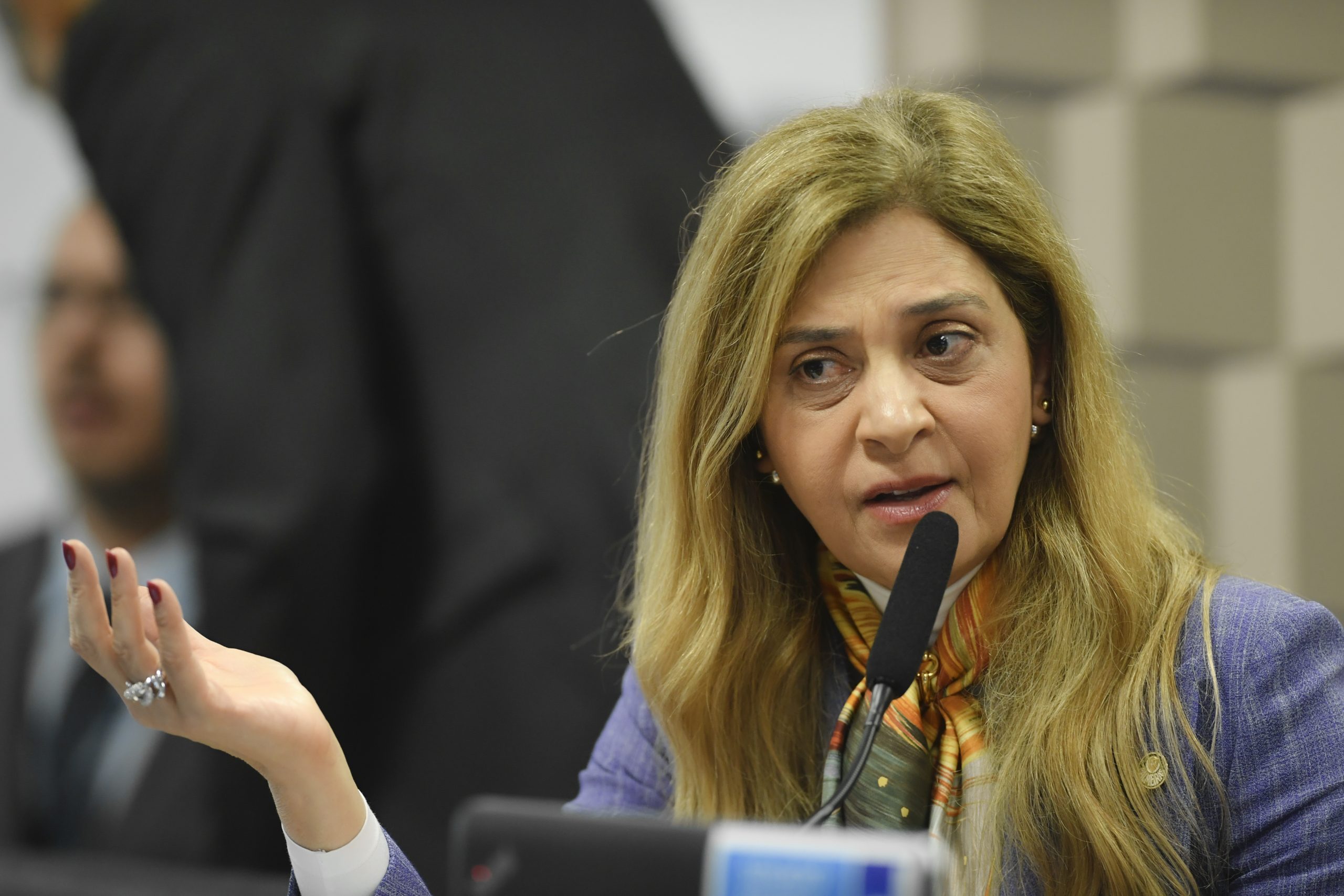 Leila Pereira no Senado (Foto: Jefferson Rudy/Agência Senado)