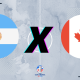 Argentina x Canadá (Arte: ENM)