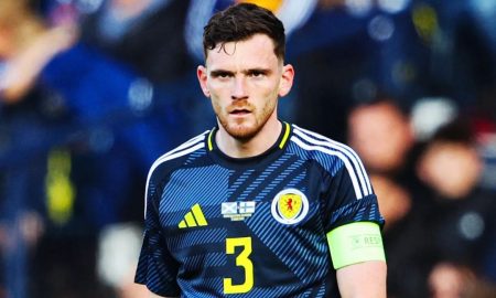 Andrew Robertson lamenta derrota da Escócia na estreia da Eurocopa (Foto: Reprodução/Instagram/Liverpool FC)