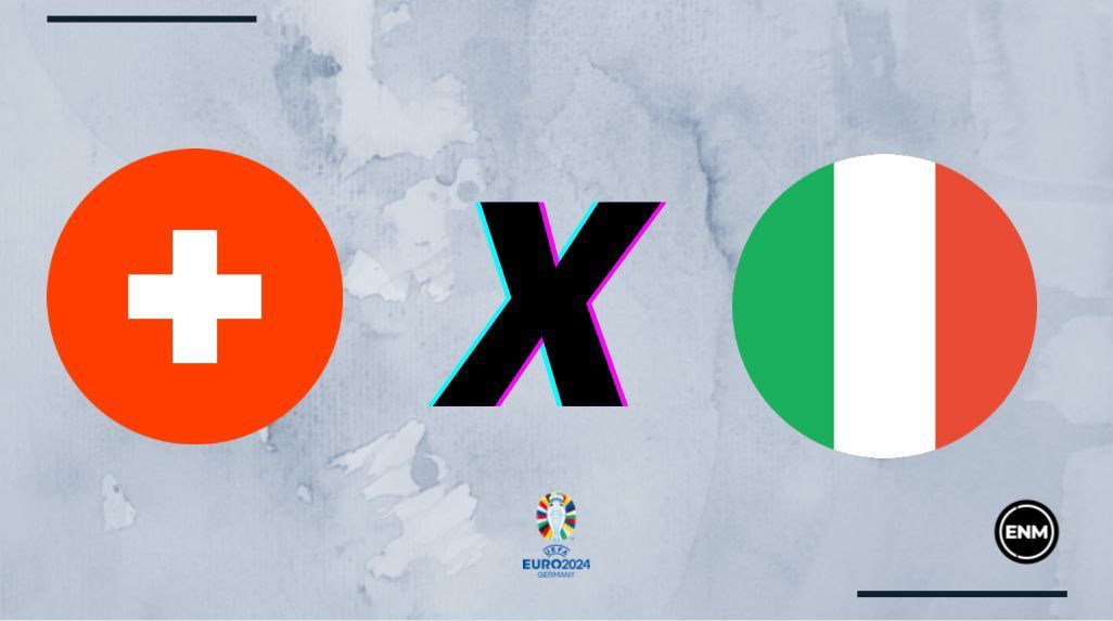 Italia x Suiça Euro2024. (Foto: Arte ENM)