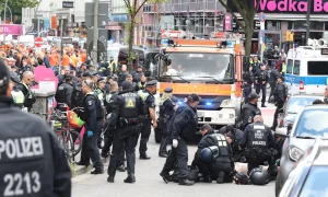 Ataque terrorista em Hamburgo. (Foto: Reprodução/Bild)