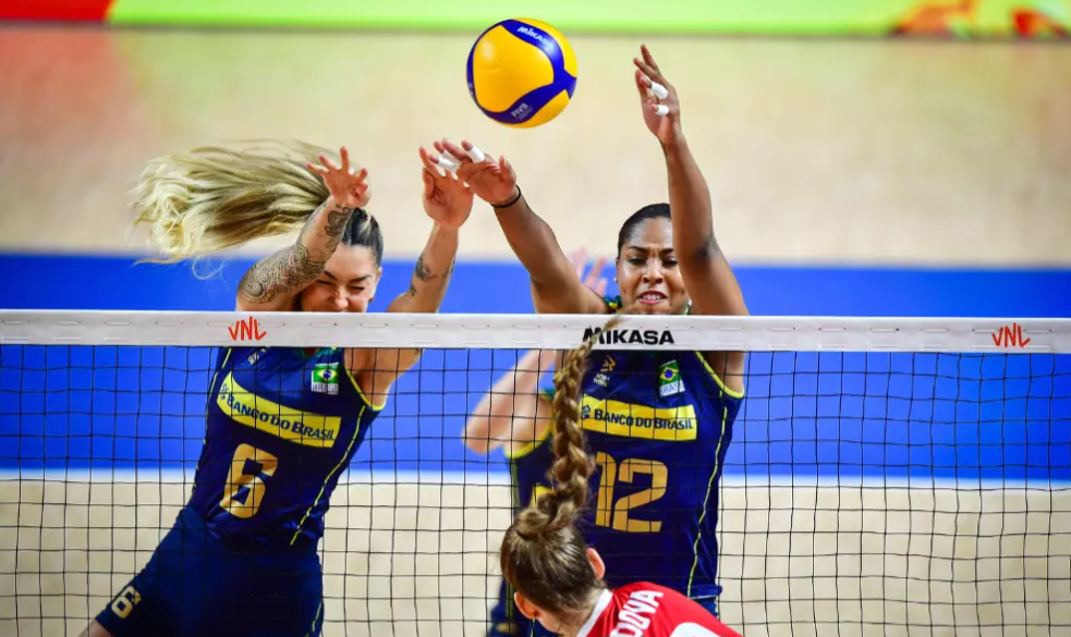 Brasil vence mais uma pela VNL (Foto: Divulgação/FIVB)