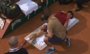 Djokovic sofre lesão em Roland Garros / Crédito: Reprodução Instagram