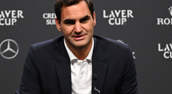 Federer na Laver Cup / Crédito: Laver Cup