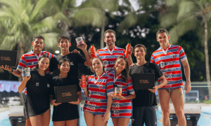 Equipe de natação do Fortaleza (Foto: Divulgação)