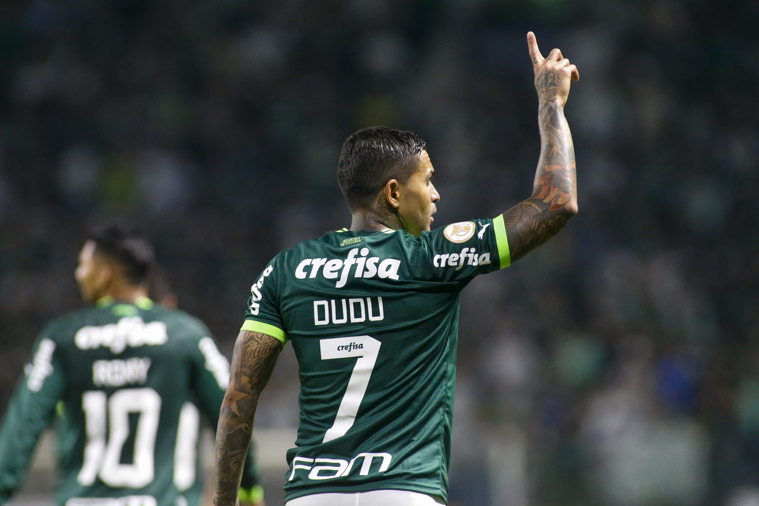 Dudu pelo Palmeiras (Foto: Miguel Schincariol/Getty Images)