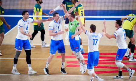 Eslovênia surpreendeu o Brasil na VNL