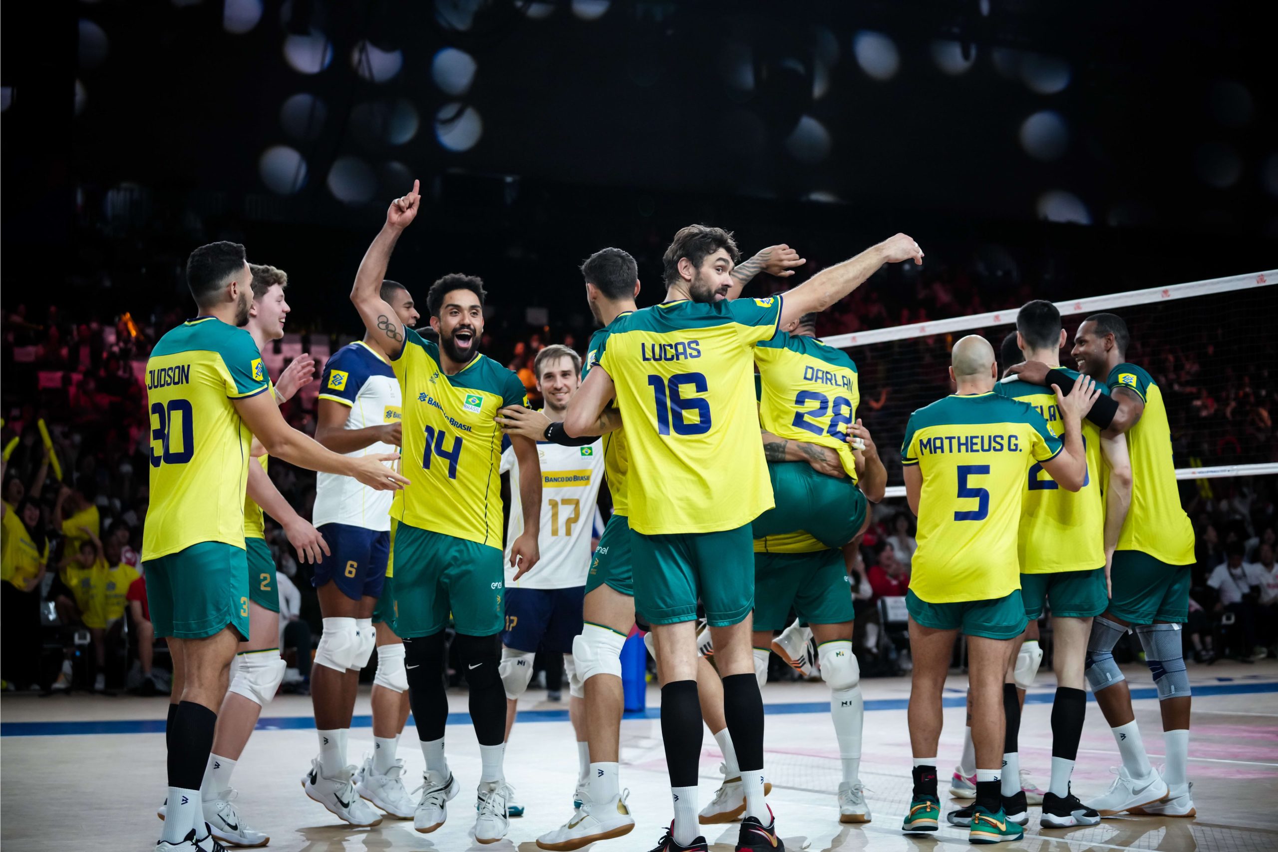 Seleção masculina de vôlei na VNL