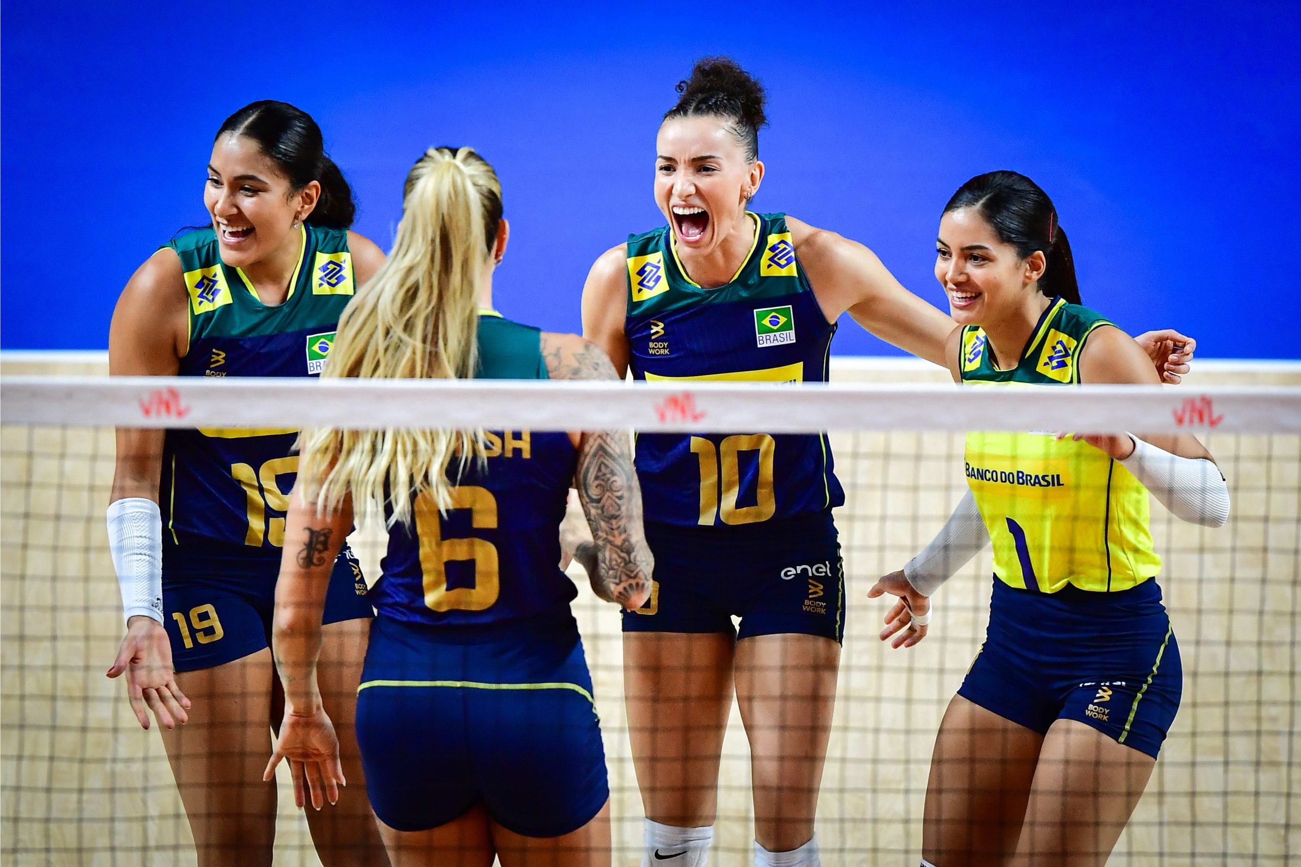 Seleção feminina de vôlei na VNL