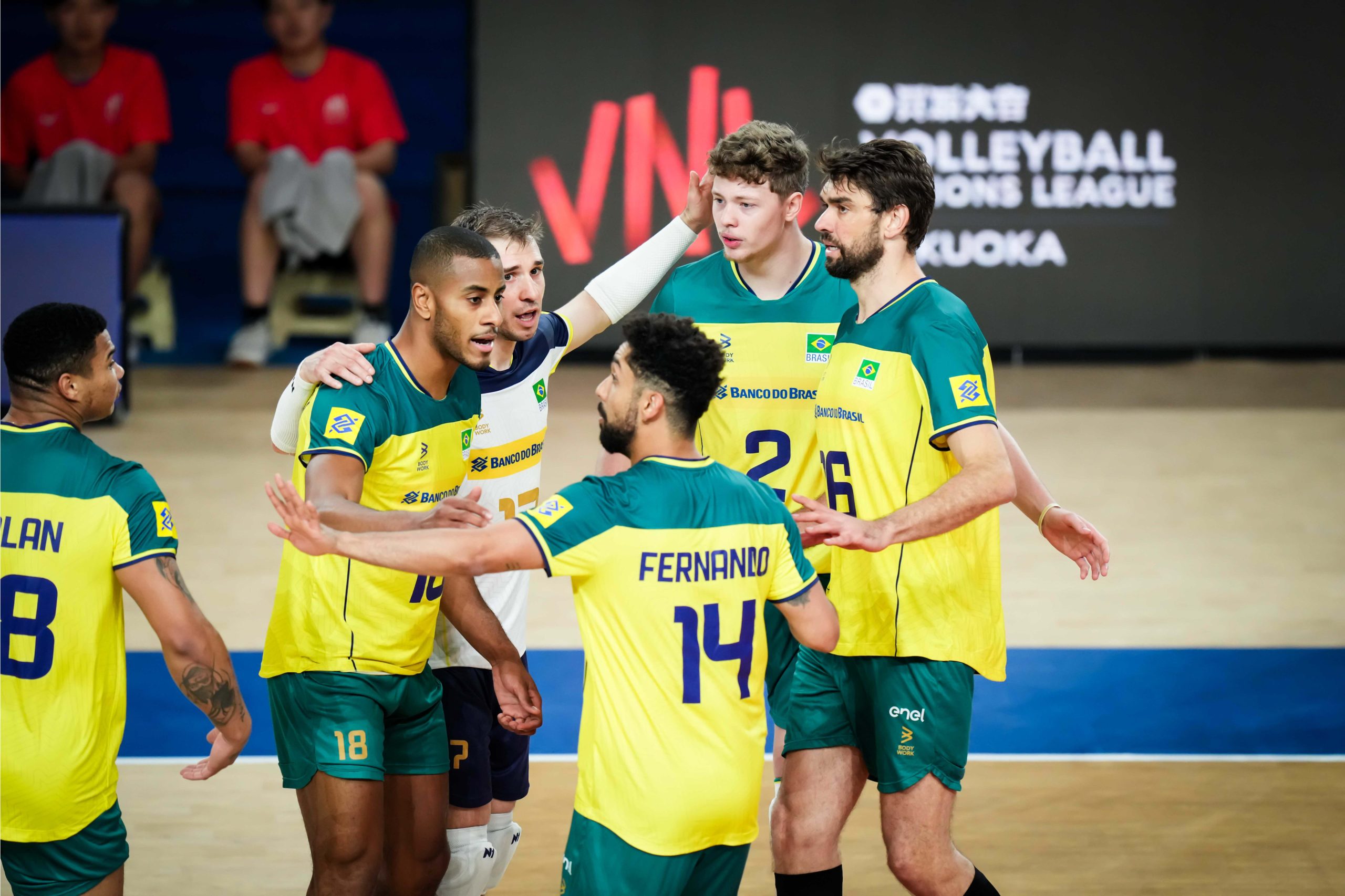 Brasil estreou com vitória na segunda semana da VNL