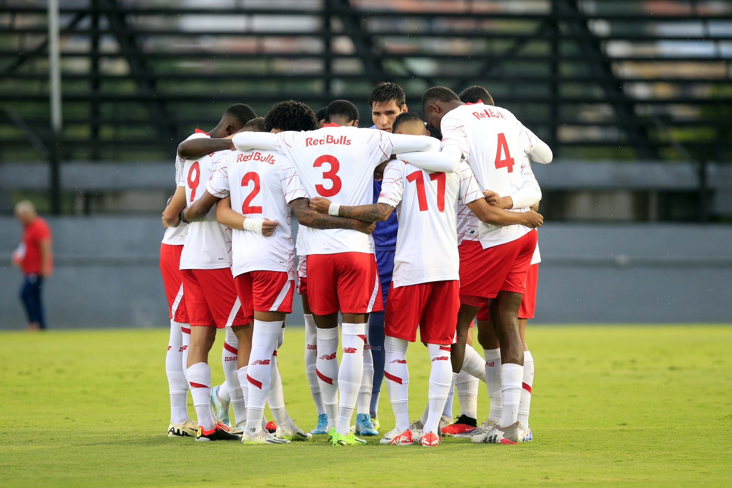 Jogadores do Red Bull Bragantino II. (Foto: Fernando Roberto/Red Bull Bragantino)