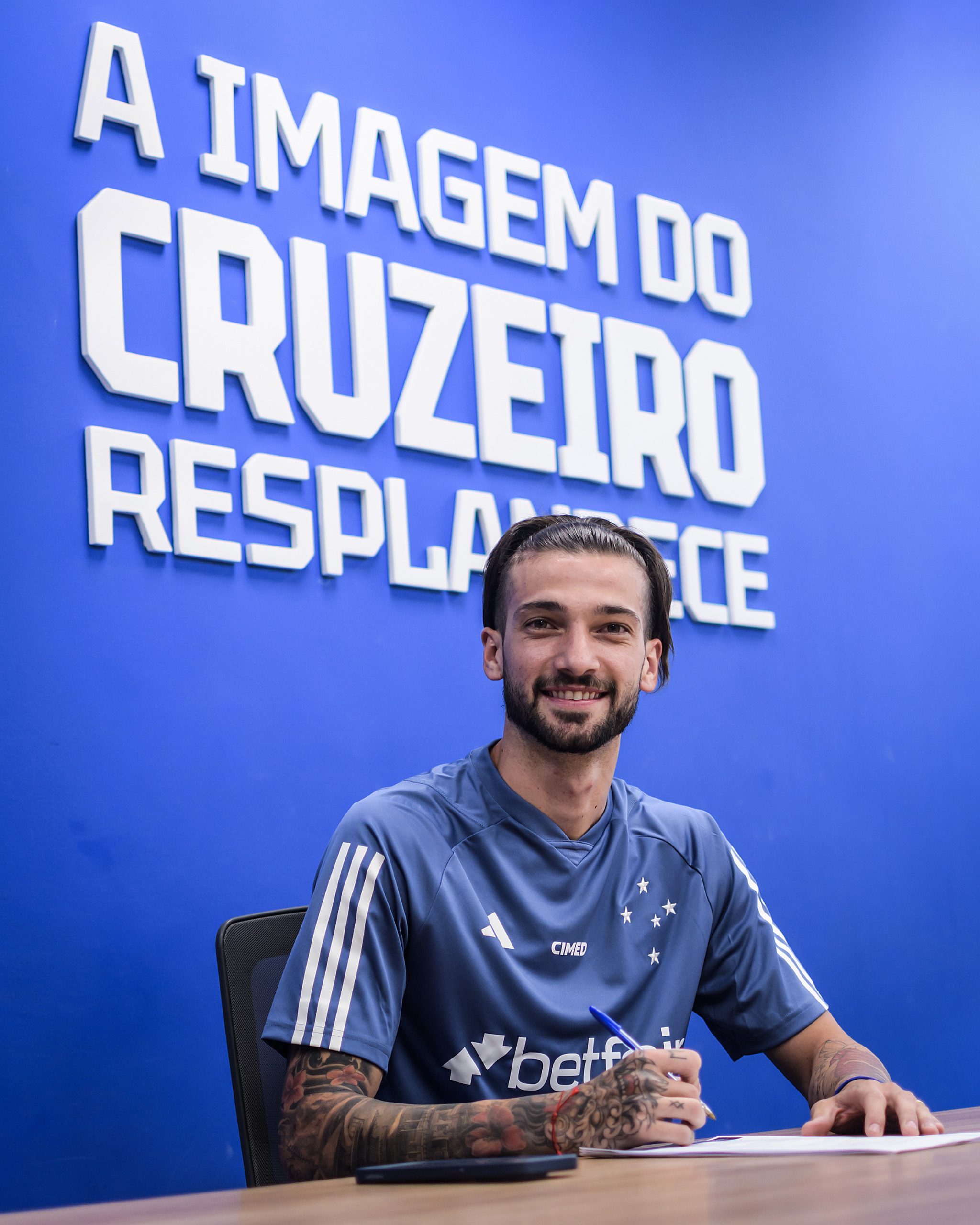 Lautaro Díaz é jogador do Cruzeiro. (Foto: Gustavo Aleixo/Cruzeiro)