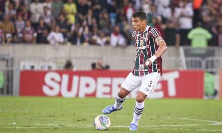Em 2 jogos de Thiago Silva pelo Fluminense, o time não levou nenhum gol. (FOTO DE MARCELO GONÇALVES / FLUMINENSE FC)