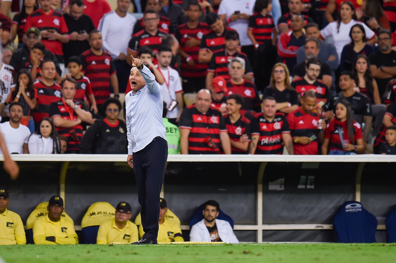 Tite. Foto: Marcelo Cortes/Flamengo