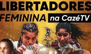 Cazé TV Libertadores Feminina. (Foto: reprodução)