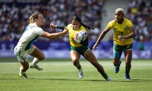 Seleção Brasileira de rugby sevens feminino perde na estreia para a França. Foto: Brasil Rugby