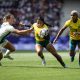 Seleção Brasileira de rugby sevens feminino perde na estreia para a França. Foto: Brasil Rugby