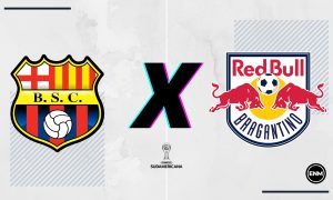 Barcelona de Guayaquil x Red Bull Bragantino: Escalações, desfalques, retrospecto, onde assistir, arbitragem e palpites. (Arte: ENM)