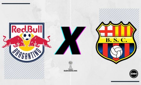 Red Bull Bragantino x Barcelona de Guayaquil: Escalações, desfalques, retrospecto, onde assistir, arbitragem e palpites. (Arte: ENM)