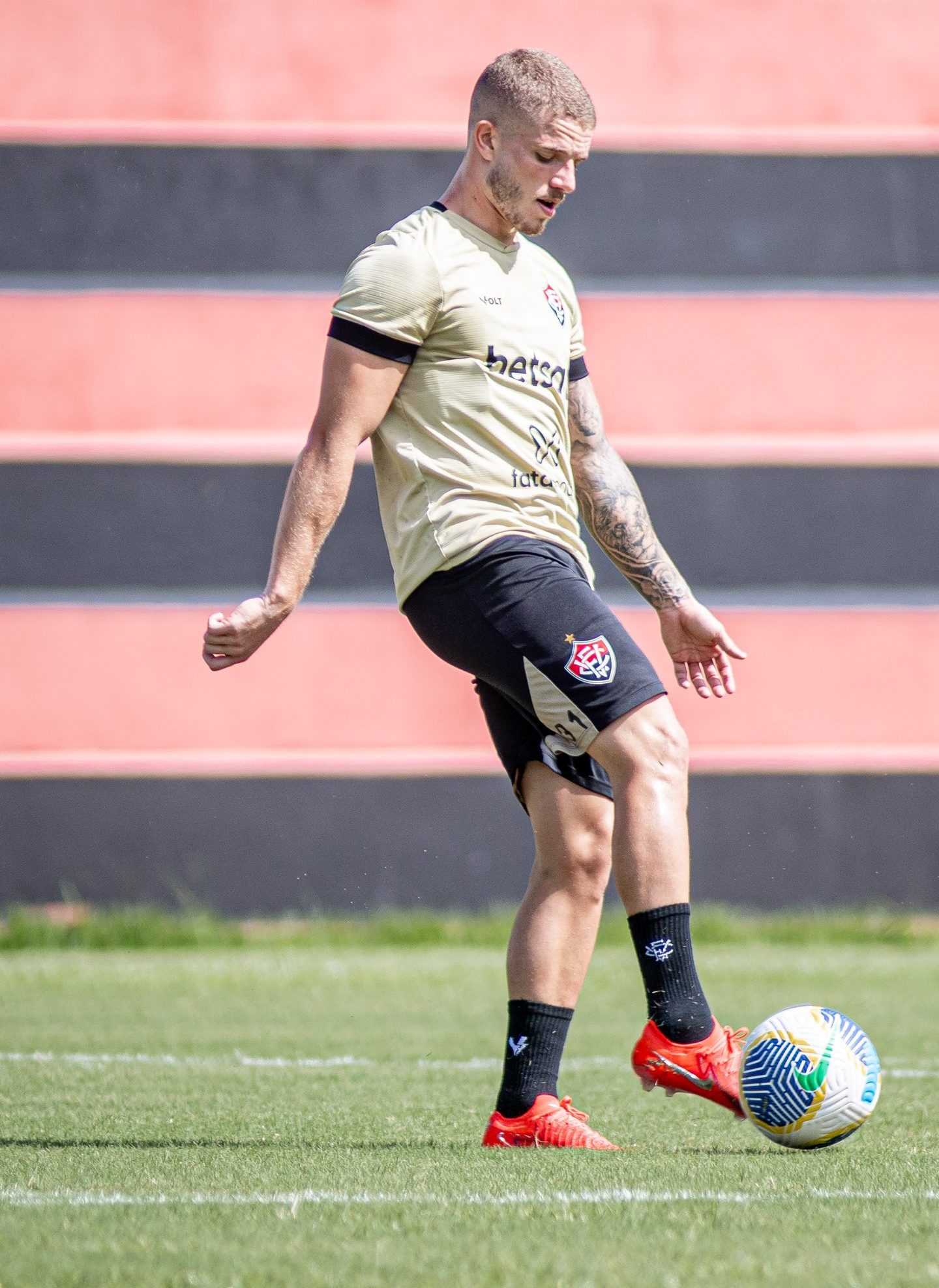 O Vitória está pronto para encarar o Criciúma no Barradão. Foto: Victor Ferreira/EC Vitória