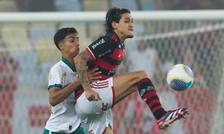 Pedro, um dos autores dos gols (Foto: Cesar Greco/Palmeiras)