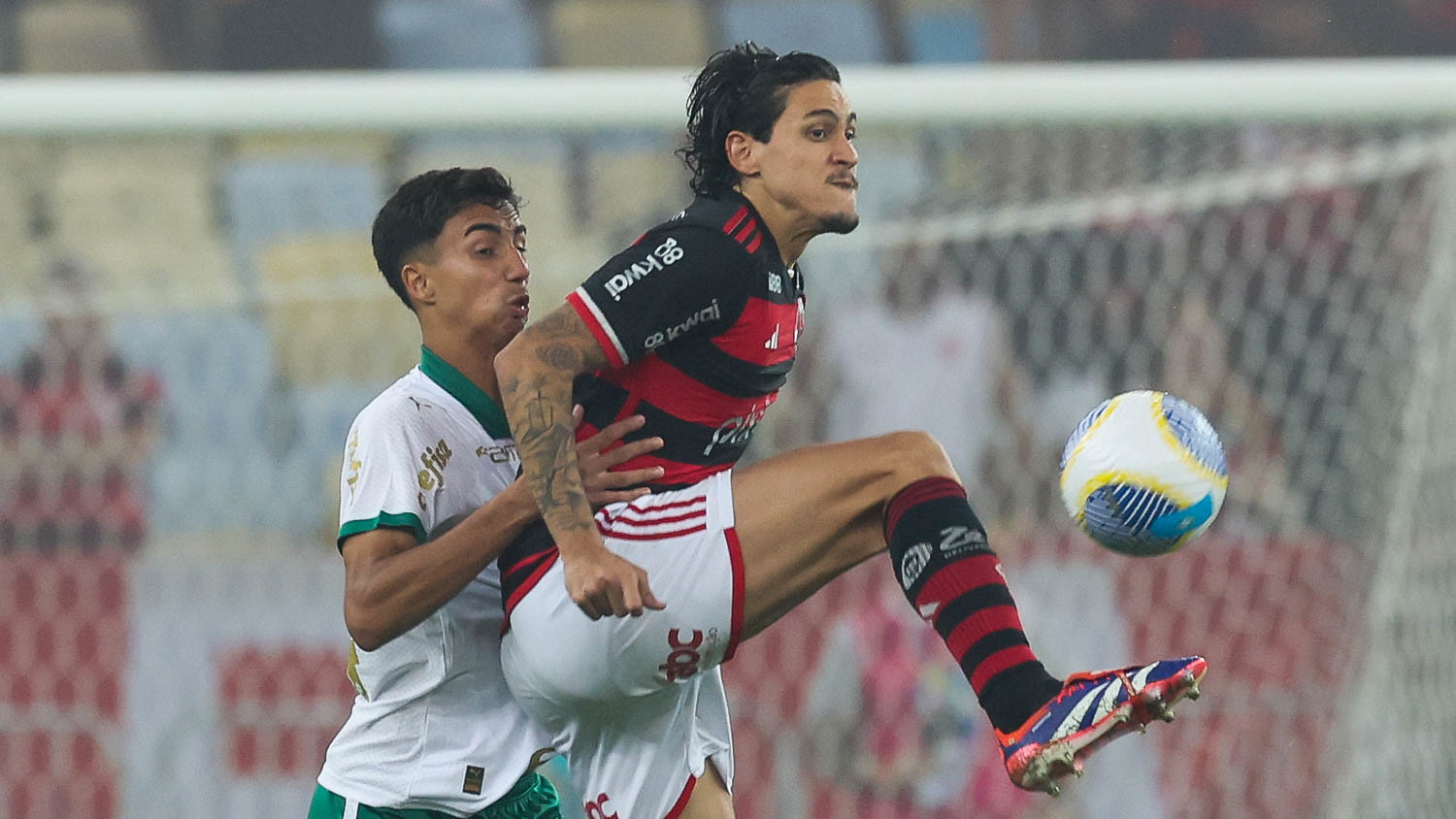 Pedro, um dos autores dos gols (Foto: Cesar Greco/Palmeiras)