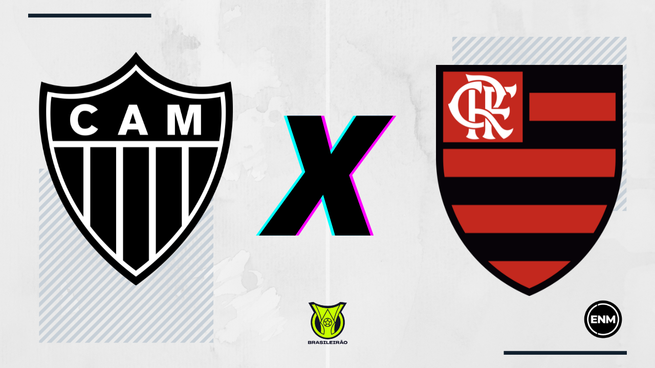 Atlético-MG x Flamengo (Arte: ENM)