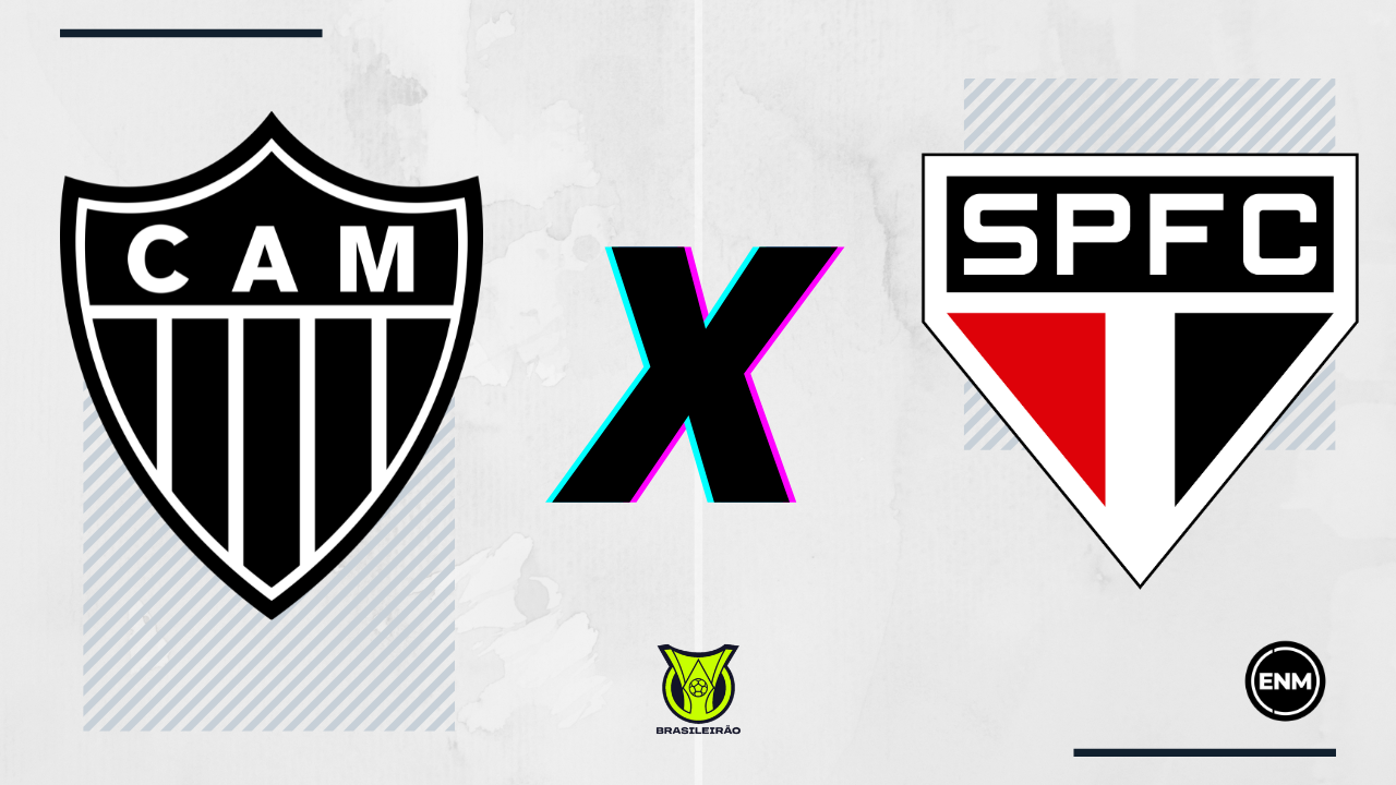 Atlético-MG x São Paulo (Arte: ENM)