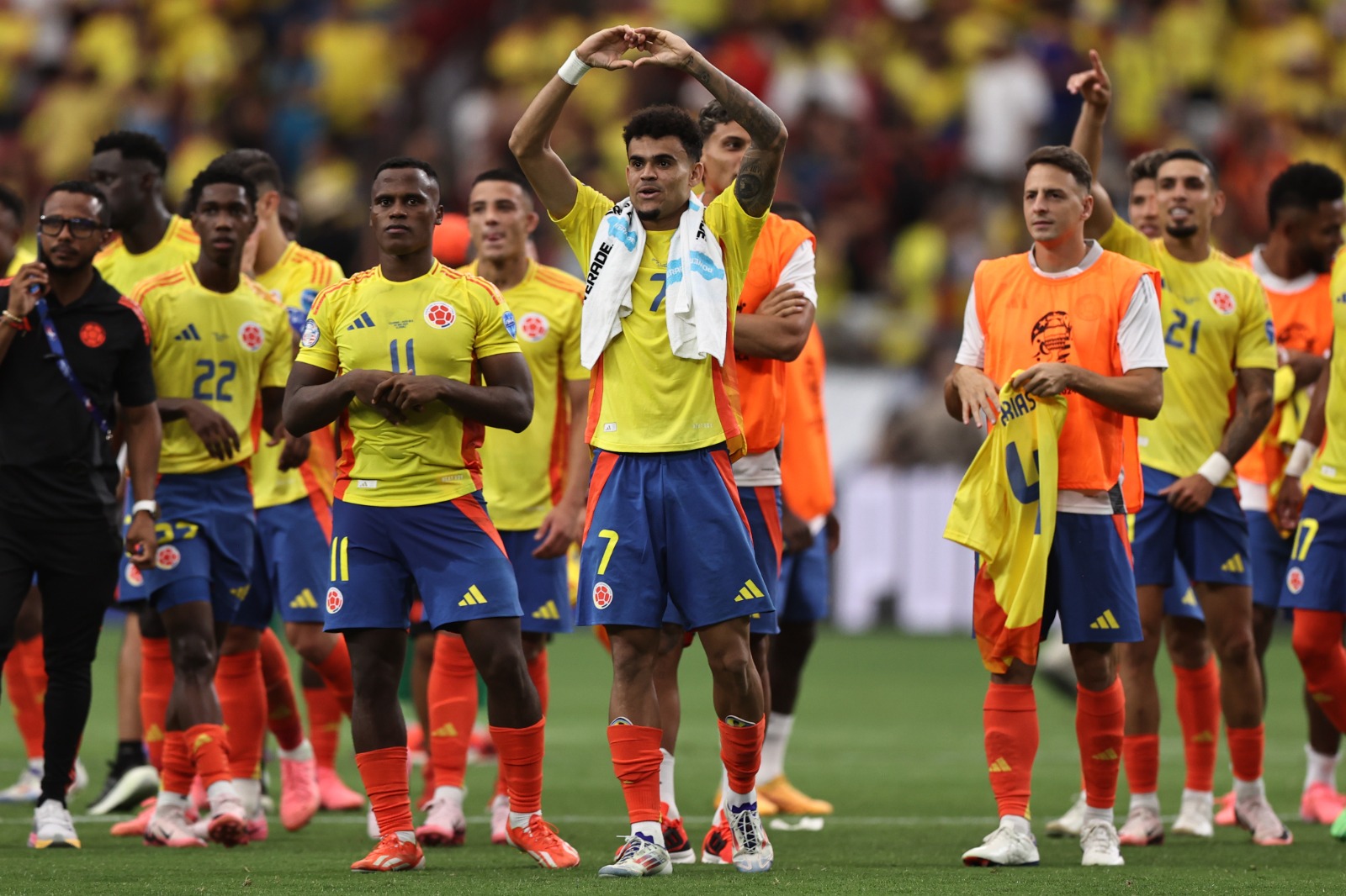 Seleção Colombiana. (Foto:Omar Vega/Getty Images)