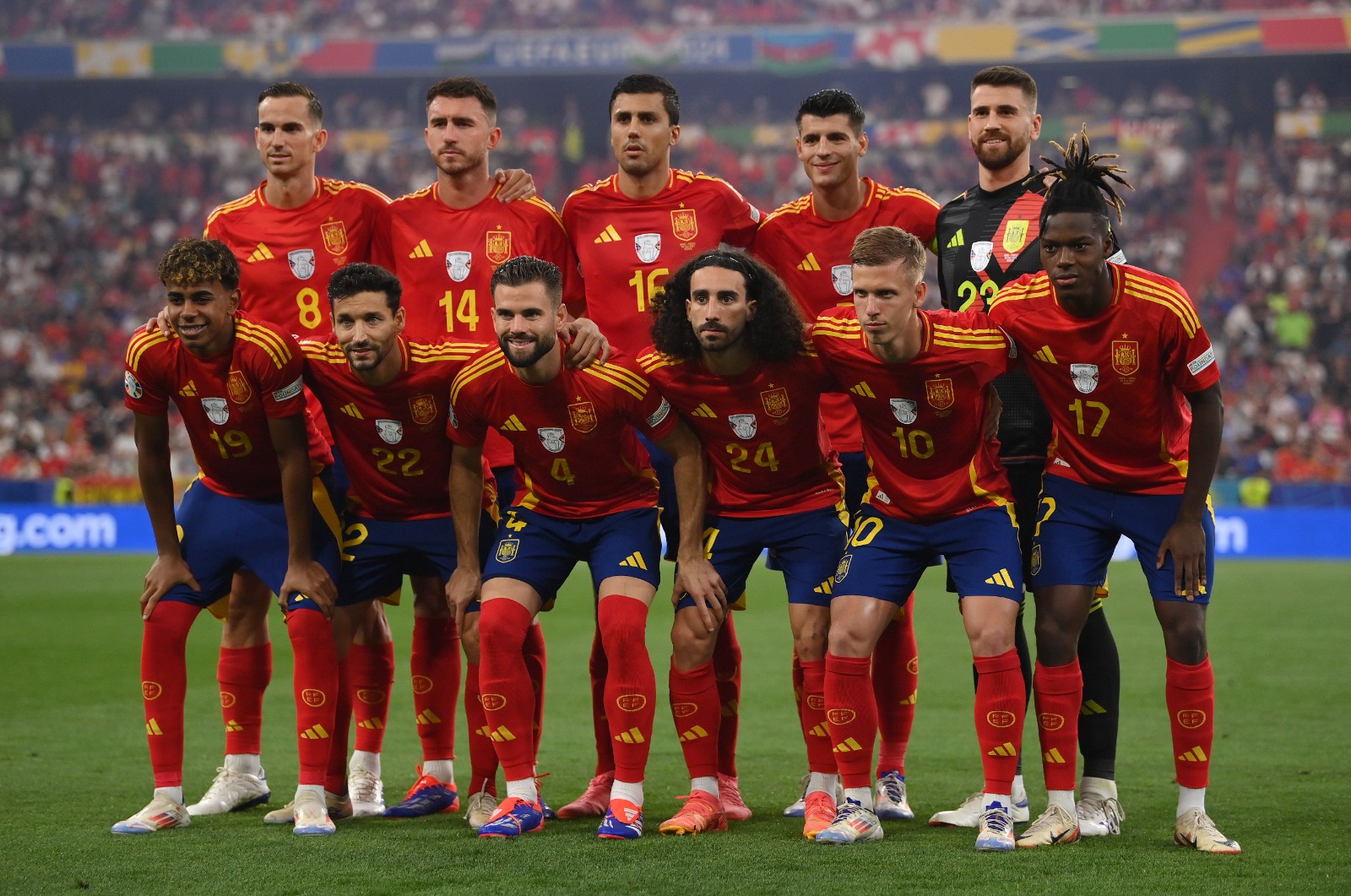 Seleção da Espanha. (Foto: Justin Setterfield/Getty Images)