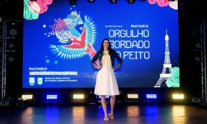 Uniforme da cerimônia de abertura para os atletas brasileiros