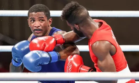 Abner Teixeira perdeu e está fora do boxe olímpico (Foto: Divulgação/COB)